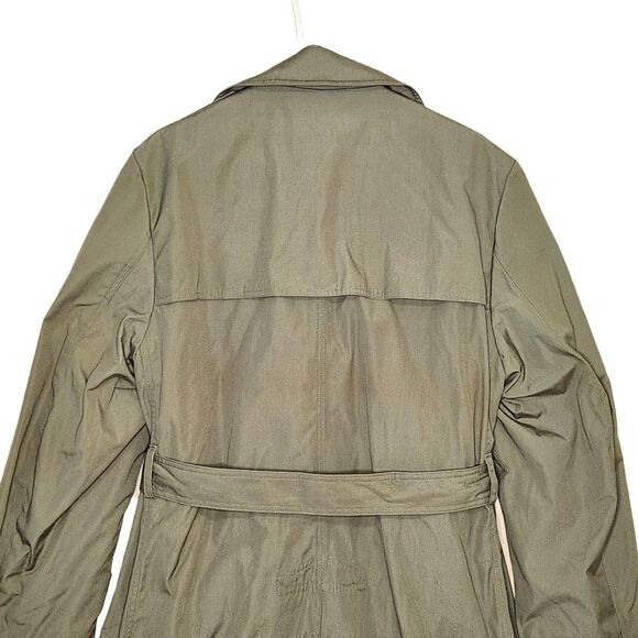 Vintage American Apparel Trench Coat Men's 40S Marine Corp Issue Olive Green - Picture 5 of 12
